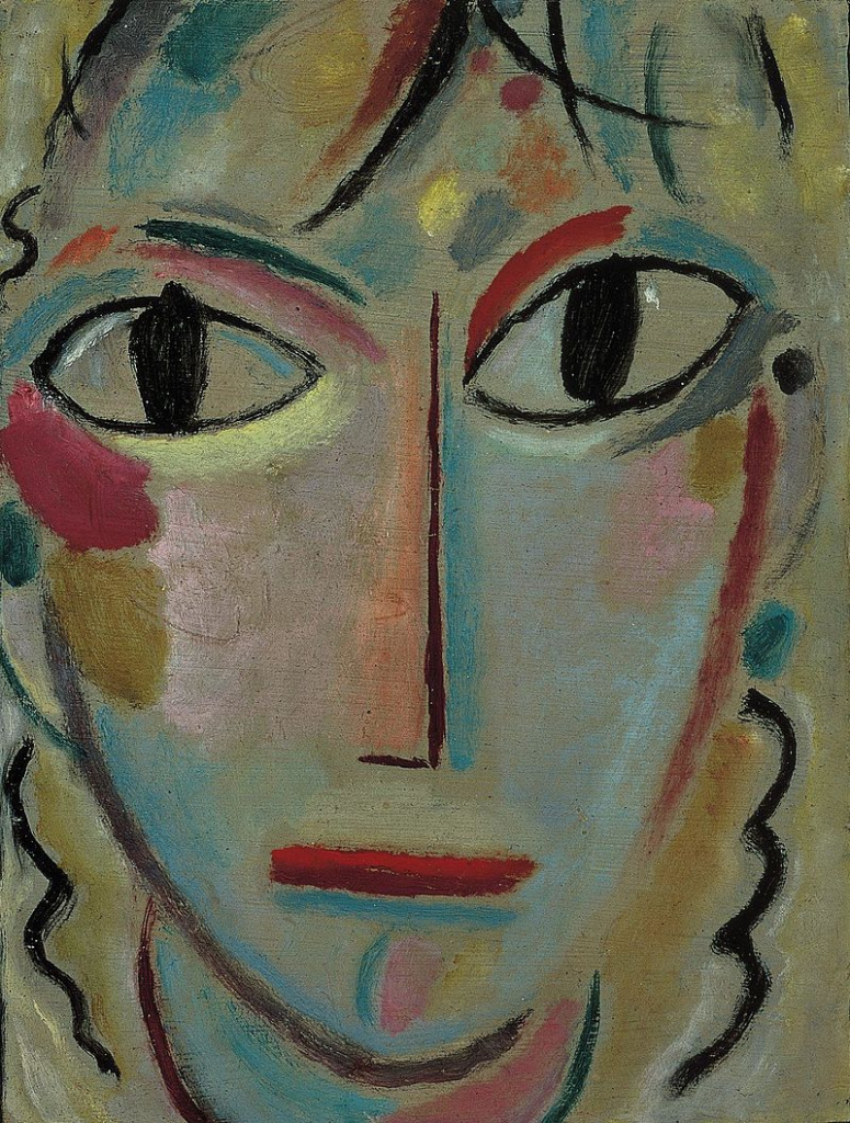 А.Г. Явленский. «Удивление». 1919 г.