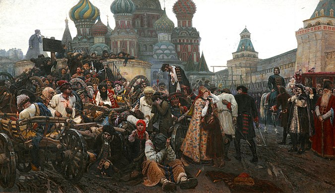 В. Суриков. «Утро стрелецкой казни». 1881 г.