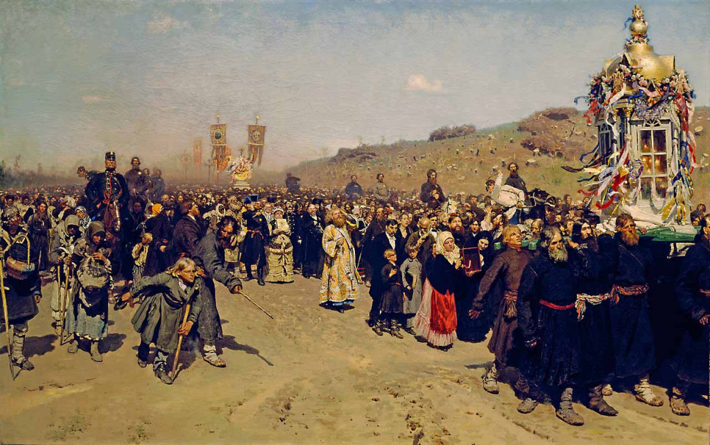 И. Репин «Крестный ход в Курской губернии». 1880–1883 гг. И. Репин «Крестный ход в Курской губернии». 1880–1883 гг.