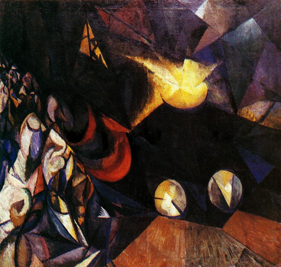 А.К. Богомазов. «Паровоз». 1915 г.