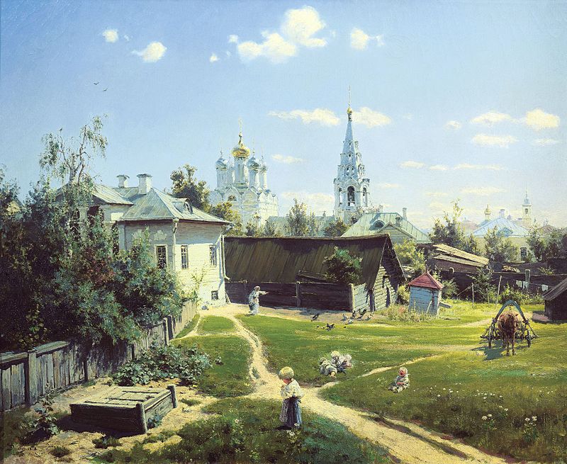 В. Поленов. «Московский дворик». 1878 г. 