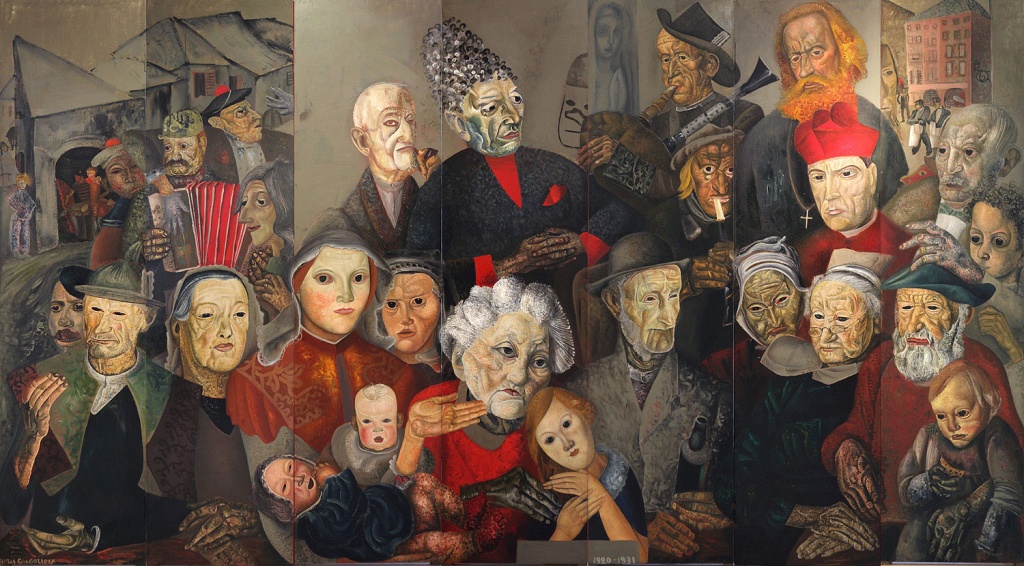 Б. Григорьев. «Лики мира». 1929-1930 гг.