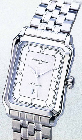 Наручные часы Gustav Becker Rectangle прямоугольной формы Наручные часы Gustav Becker Rectangle прямоугольной формы