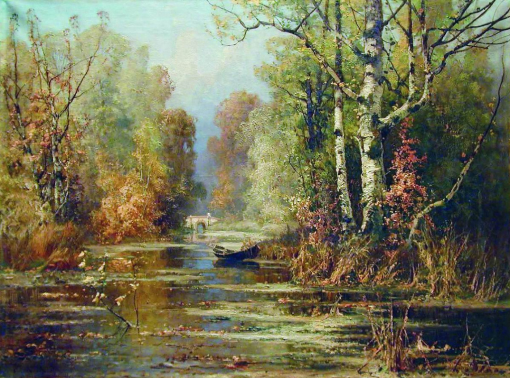 Ю.Ю. Клевер. «Осенний парк». 1898 г.