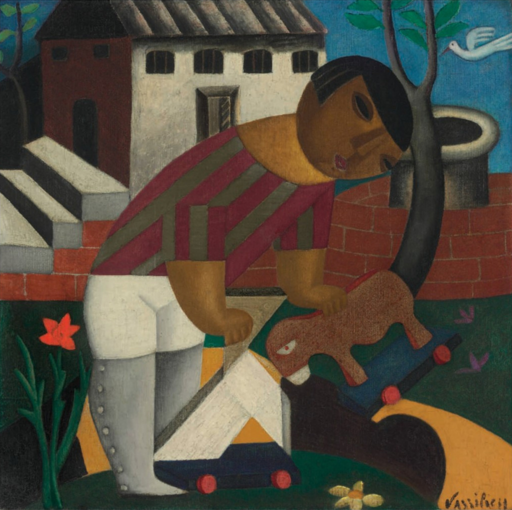 М. Василева. «Ребенок с игрушкой». Около 1920 г. М. Василева. «Ребенок с игрушкой». Около 1920 г.