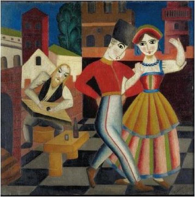 М. Васильева. «Танец». 1913 г. М. Васильева. «Танец». 1913 г.