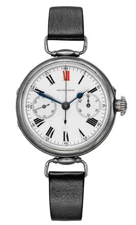 Часы с однокнопочным хронографом. Бренд Longines