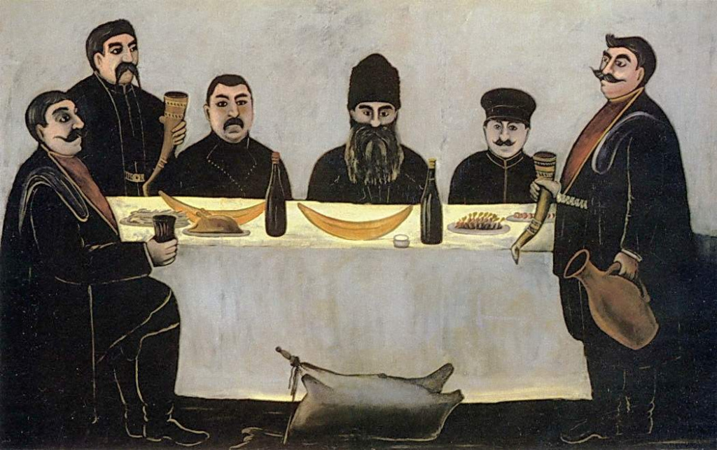 Н. Пиросмани. «Кутеж».