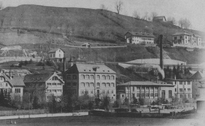 Фабрика, которую основал Ж. Фавр-Жако. 1890 г. Фабрика, которую основал Ж. Фавр-Жако. 1890 г.