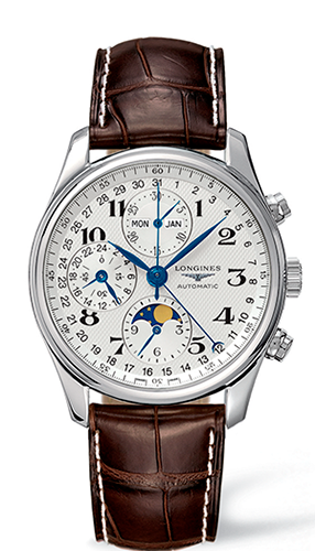 Современные часы со сложным хронографом. Longines