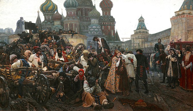 В. Суриков. «Утро стрелецкой казни». 1881 г. В. Суриков. «Утро стрелецкой казни». 1881 г.