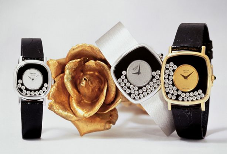 Первые часы из серии Happy Diamonds. Компания Chopard Первые часы из серии Happy Diamonds. Компания Chopard