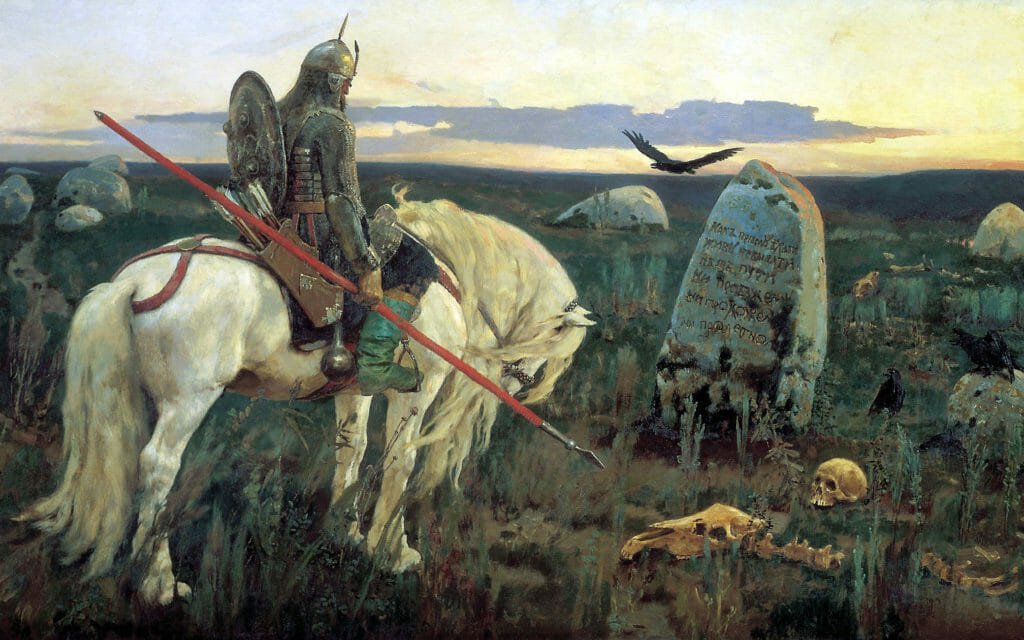 В. Васнецов. «Витязь на распутье». 1882 г.