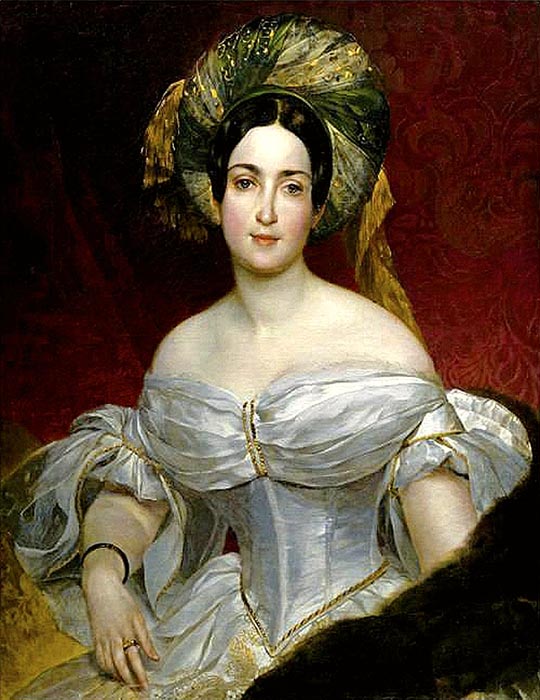 К. Брюллов. Портрет Авроры. 1837 г. К. Брюллов. Портрет Авроры. 1837 г.