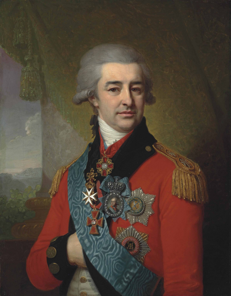 В.Л. Боровиковский. Портрет князя П.В. Лопухина. Около 1801 г.