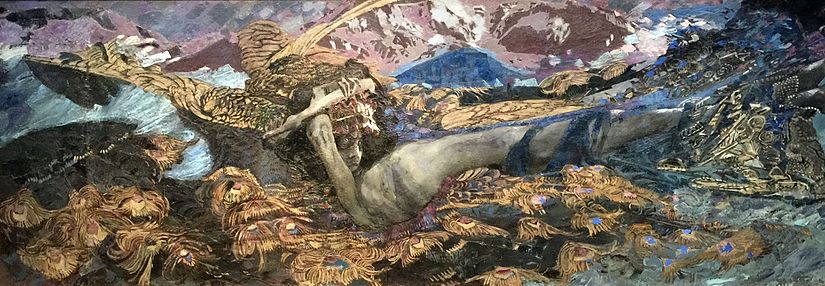 М. Врубель. «Демон поверженный». 1902 г. М. Врубель. «Демон поверженный». 1902 г.