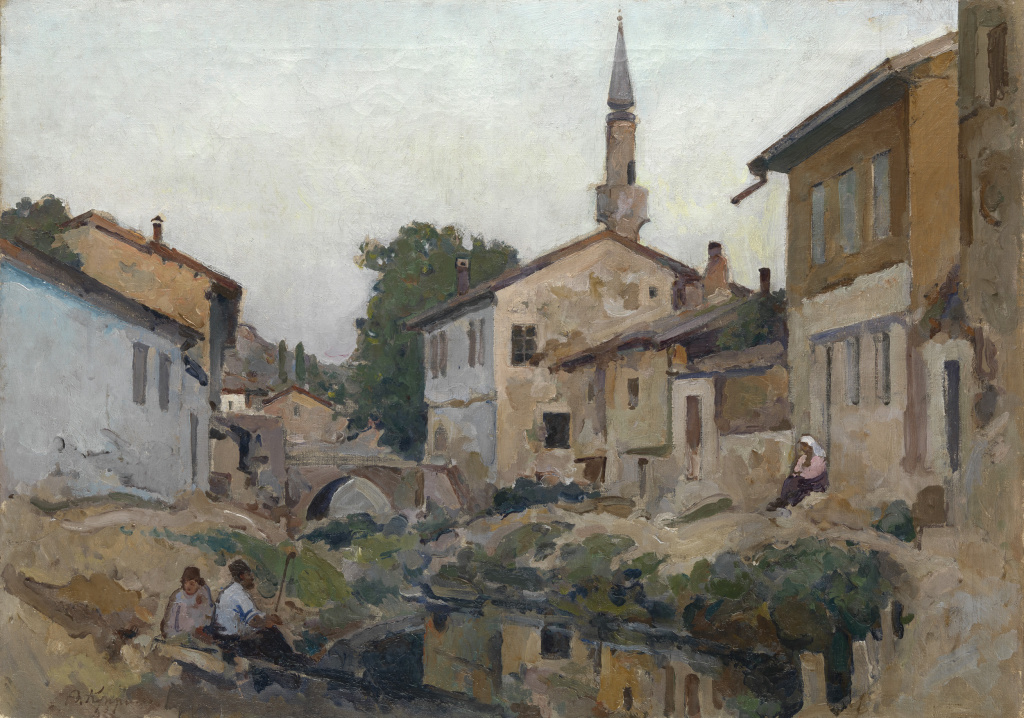 А.В. Куприн. «Сумеречный пейзаж. Река Чурук-Су, Бахчисарай». 1927-1928. А.В. Куприн. «Сумеречный пейзаж. Река Чурук-Су, Бахчисарай». 1927-1928.