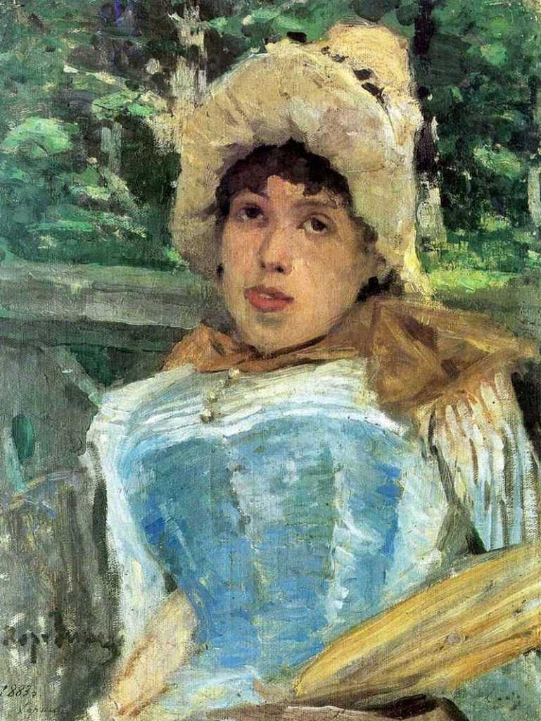 К. Коровин. «Портрет хористки». 1883 г. К. Коровин. «Портрет хористки». 1883 г.