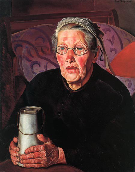 Б.Д. Григорьев. «Старая бретонка». 1925 г.