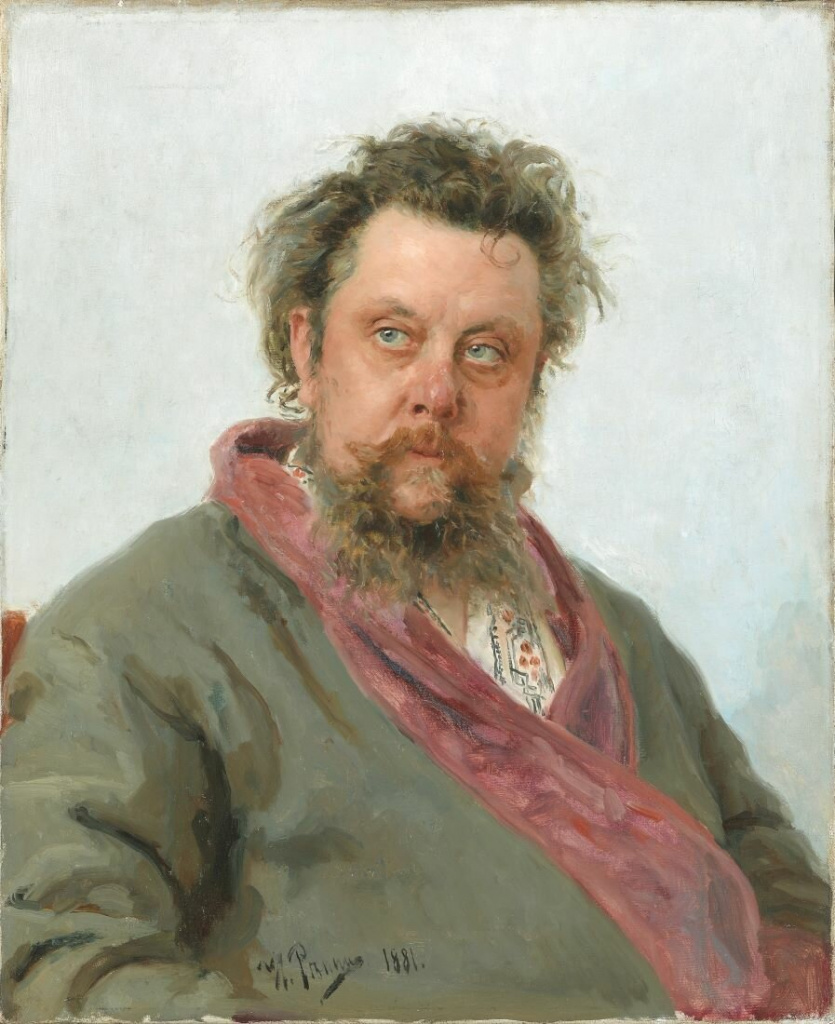 И. Репин. Портрет композитора М.П. Мусоргского. 1881 г. И. Репин. Портрет композитора М.П. Мусоргского. 1881 г.