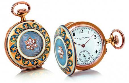 Карманные часы Tissot Pendant для российского рынка. 1878 г.