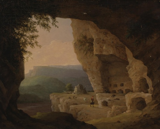 Н.Г. Чернецов. «Вид из грота в Крыму». 1872 г.