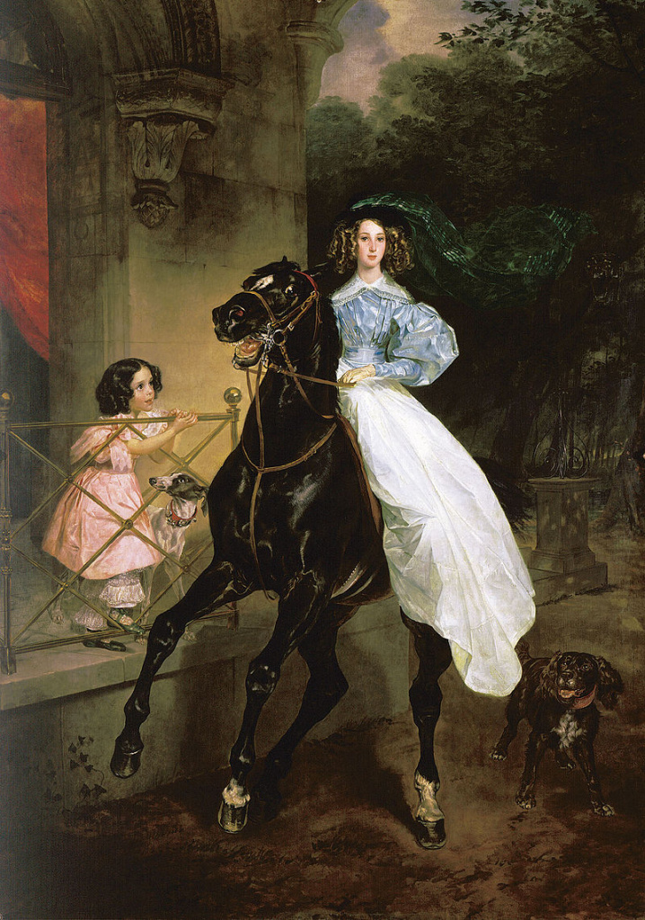 К.П. Брюллов. «Всадница». 1832 г.