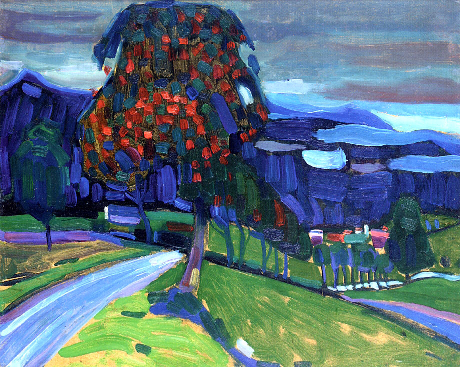 В. Кандинский. «Осень в Мурнау». 1908 г. В. Кандинский. «Осень в Мурнау». 1908 г.