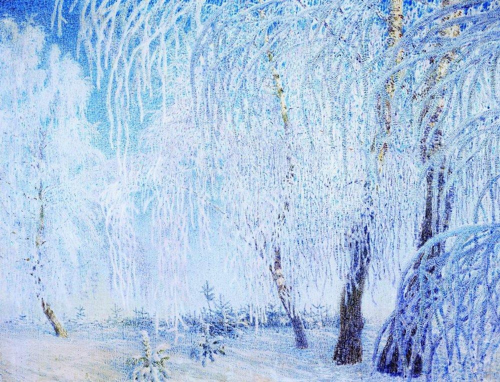 И. Грабарь. «Иней». 1905 г. И. Грабарь. «Иней». 1905 г.