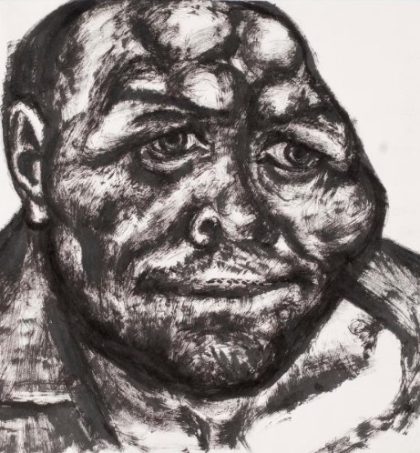 Е.И. Чубаров. Без названия. Работа из цикла «События на кладбище». 1974 г