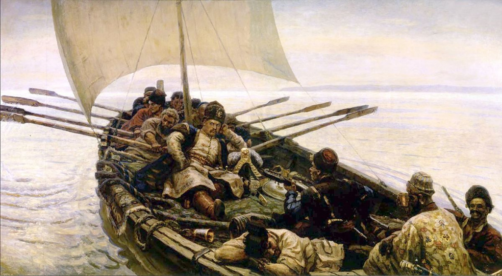 В. Суриков. «Степан Разин». 1906 г., коррекция в 1910 г. В. Суриков. Портрет О.В. Суриковой в детстве. 1888 г.