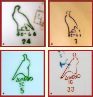 Клейма Дулевского фарфорового завода