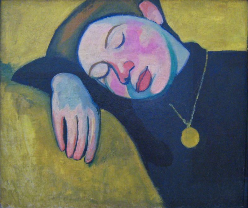 Соня Делоне. «Спящая девушка». 1907 г.