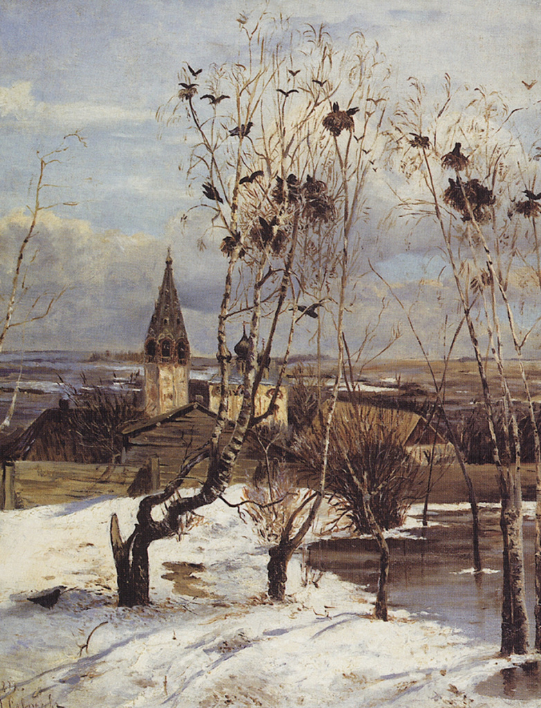 Алексей Саврасов. «Грачи прилетели». 1871 г.