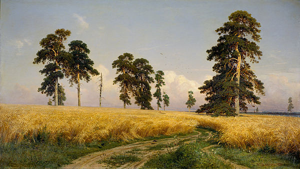 И. Шишкин. Картина «Рожь». 1878 г.