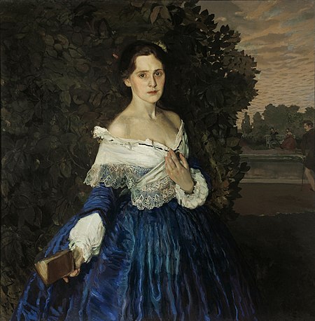 К. Сомов. «Дама в голубом». 1897–1900 гг.