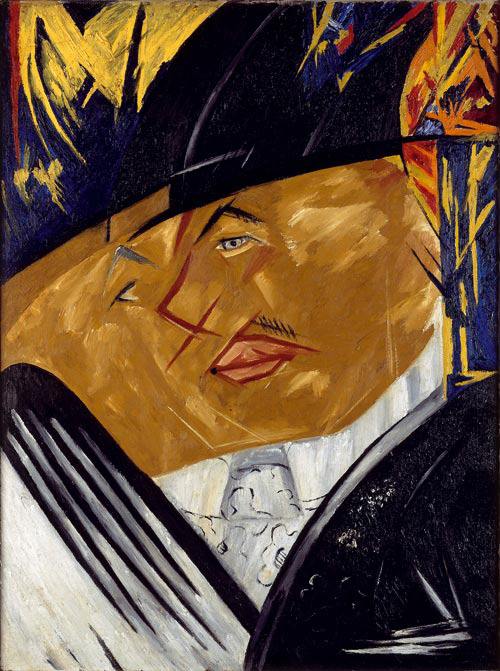 Н. Гончарова. Портрет М. Ларионова. 1913 г.