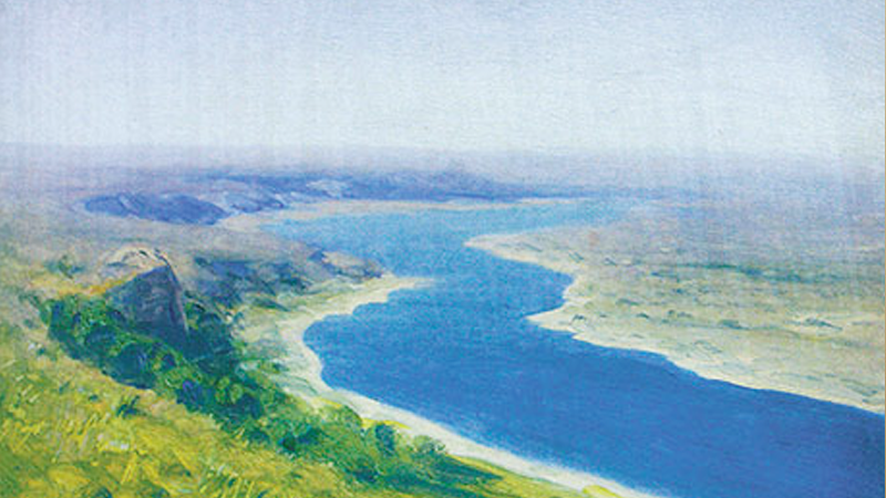 Архип Куинджи. «Днепр. Этюд». 11х17,3 см. Около 1898–1900 гг.