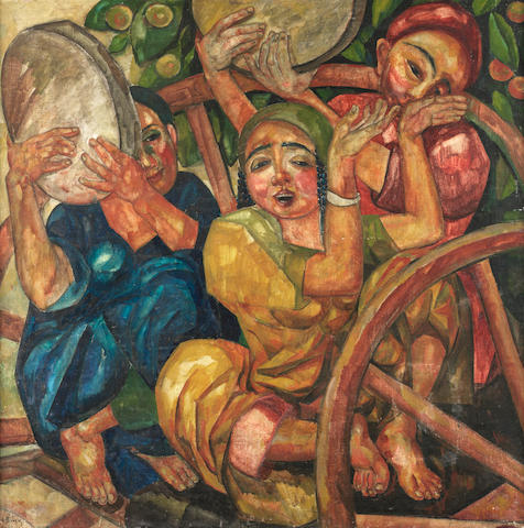 А.Н. Волков. «Дети-музыканты». 1926 г.