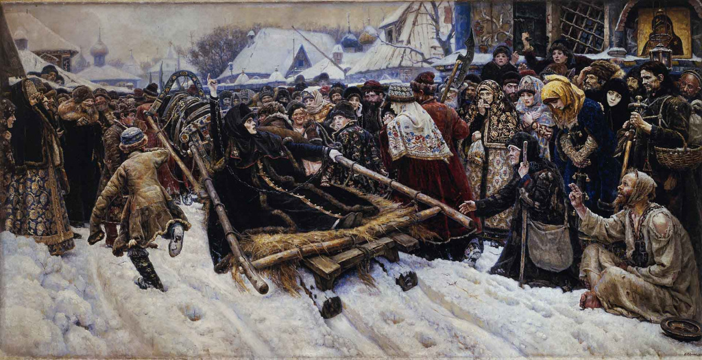 В. Суриков. «Боярыня Морозова». 1884–1887 гг. В. Суриков. «Боярыня Морозова». 1884–1887 гг.