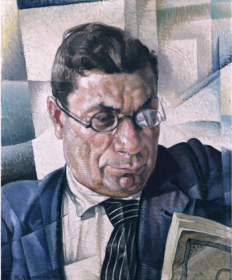 Ю. Анненков. Портрет З. Гржебина. 1919 г. Ю. Анненков. Портрет З. Гржебина. 1919 г.