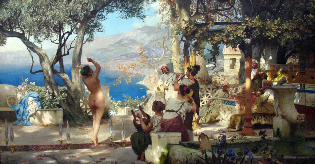 Г. Семирадский. «Танец среди мечей». 1881 г. Г. Семирадский. «Танец среди мечей». 1881 г.
