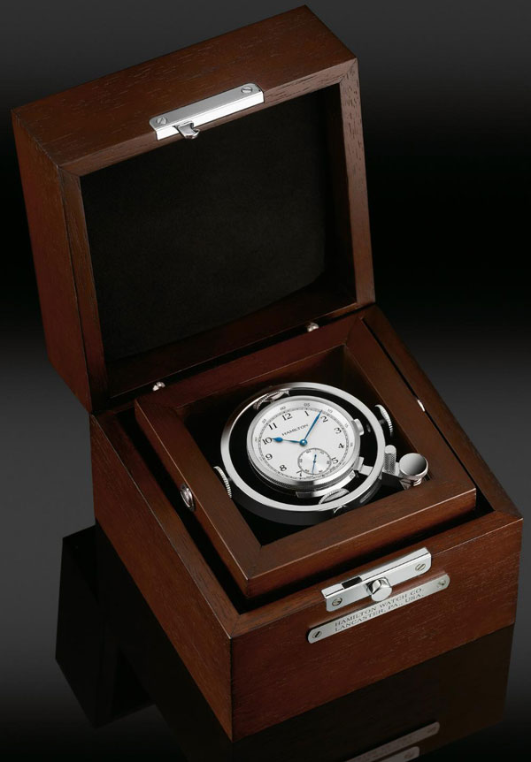 Часы Hamilton Khaki в положении морского хронометра. 2012 г.