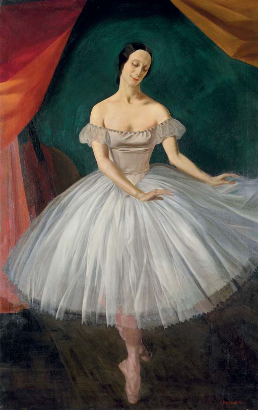 В.И. Шухаев. Портрет Анны Павловой. 1921 г