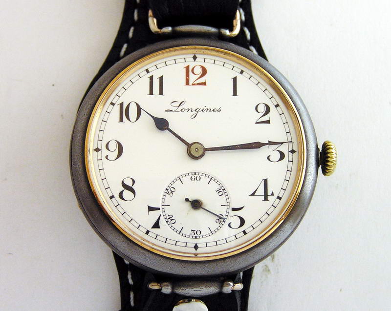 Наручные часы военного типа. Longines. 1913-1914 гг. Наручные часы военного типа. Longines. 1913-1914 гг.