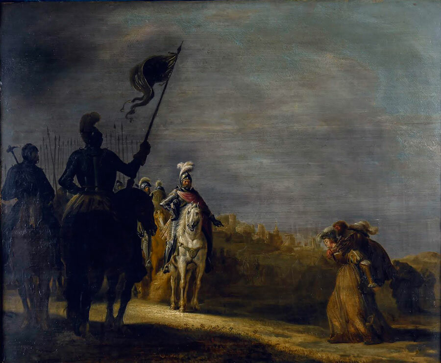 Г. Блекер. «Женщины Вайнсберга». 1624 г.