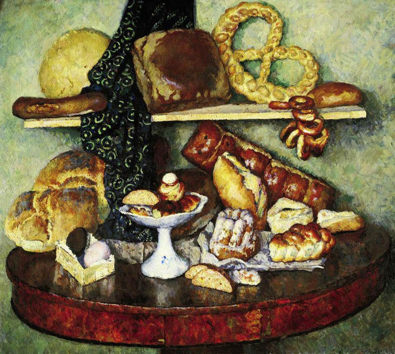 И.И. Машков. «Снедь московская. Хлебы». 1924 г.