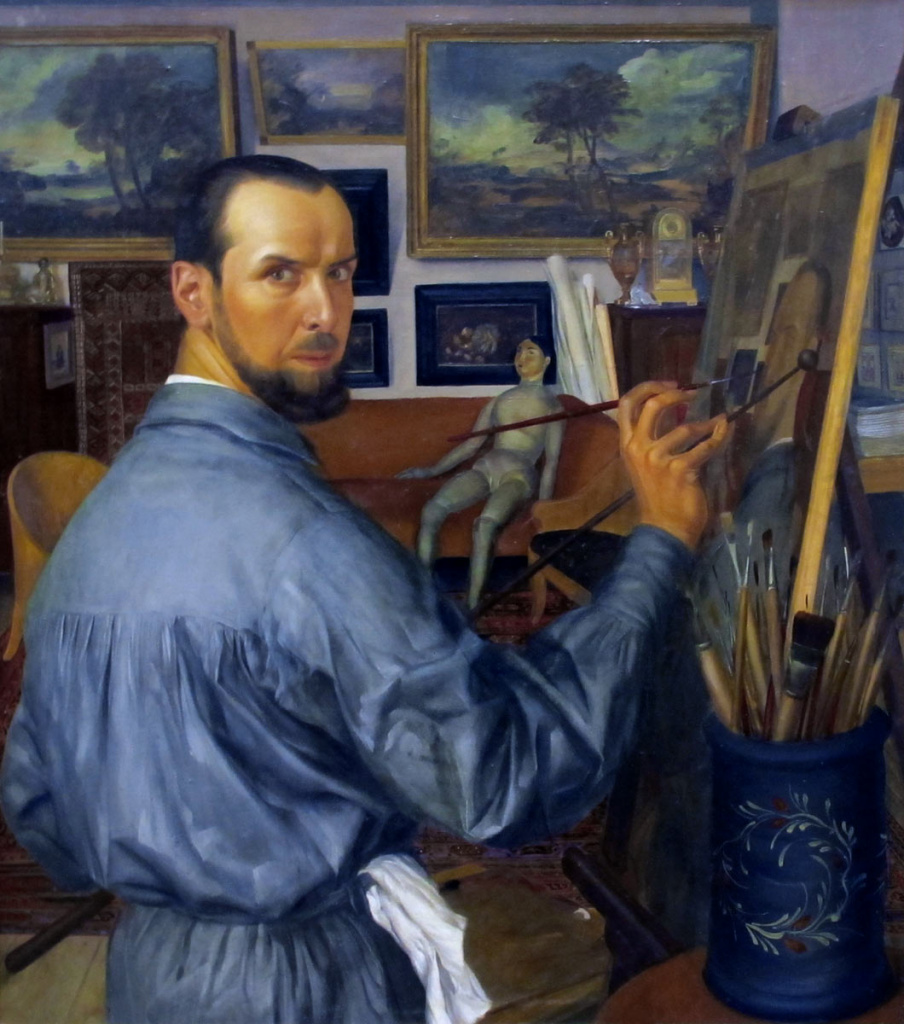 Художник А.Е. Яковлев (1887–1938). Автопортрет. Создан в 1917 г.