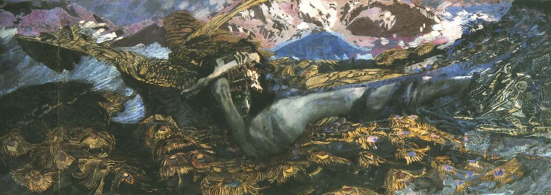 М. Врубель. «Демон поверженный». 1902 г.