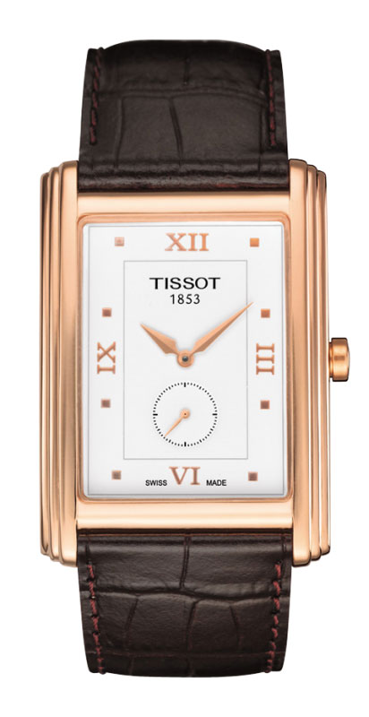 Часы Tissot прямоугольной формы Часы Tissot прямоугольной формы